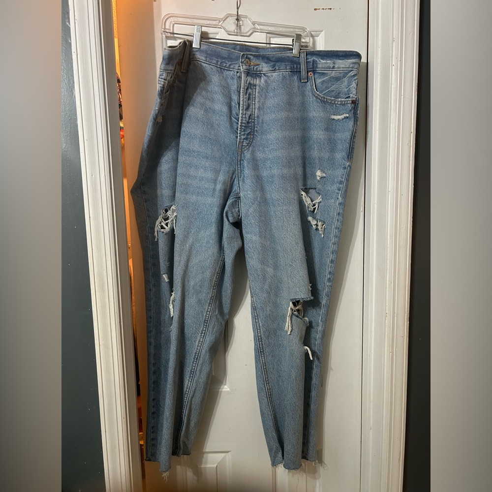 Old Navy Extra High-Rise Sky-Hi Straight Jeans Size 20